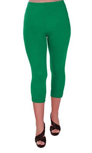 Eye Catch Plus - Ripley Damen Stretch Gym Yoga Aktiv Lässige Sport Erntegamaschen 3/4 Capri Hosen Größe 56/58 von Eye Catch