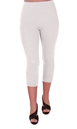 Eye Catch Plus - Ripley Damen Stretch Gym Yoga Aktiv Lässige Sport Erntegamaschen 3/4 Capri Hosen Größe 56/58 von Eye Catch