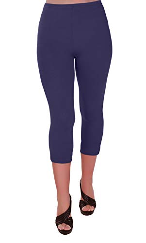 Eye Catch Plus - Ripley Damen Stretch Gym Yoga Aktiv Lässige Sport Erntegamaschen 3/4 Capri Hosen Größen 56/58 von Eye Catch