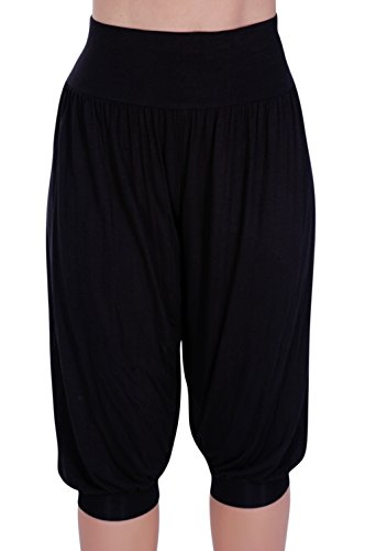 Eye Catch - Sofia Damen Höher Größe Harem Capri Freigestellte Shorts Damen Hose von Eye Catch
