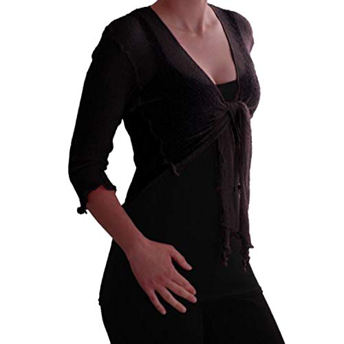 Eye Catch TM - Foxy Damen Netz Bolero Cardigan Strickjacke one Size schwarz von Eye Catch