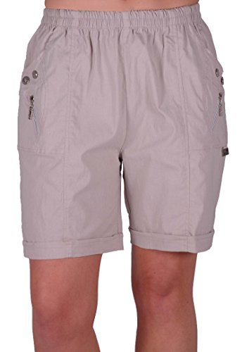 EyeCatch - Damen Entspannte Komfort Elasticized Flexi Stretch Damen Shorts Mollige von Eye Catch