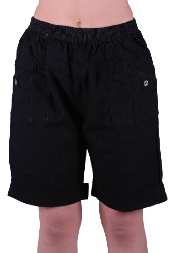 EyeCatch - Damen Entspannte Komfort Elasticized Flexi Stretch Damen Shorts Mollige von Eye Catch