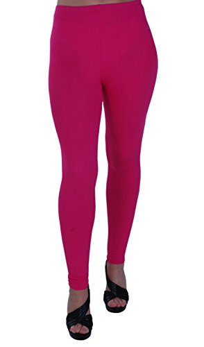 Eye Catch Oversize - Kaira Frauen Plus Size Stretch Damen-Hosen Leggings Ganzkörperansicht Hose Fushia Größe 52/54 von Eye Catch