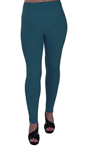 Eye Catch Oversize - Kaira Frauen Plus Size Stretch Damen-Hosen Leggings Ganzkörperansicht Hose Teal Größe 52/54 von Eye Catch