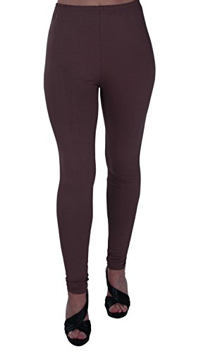 Eye Catch Oversize - Kaira Frauen Plus Size Stretch Damen-Hosen Leggings Hosen Ganzkörperansicht Braun Größe 52/54 von Eye Catch