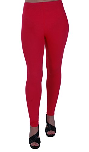 EyeCatch Oversize - Kaira Frauen Plus Size Stretch Damen-Hosen Leggings Hosen Ganzkörperansicht Rot Größe 52/54 von Eye Catch