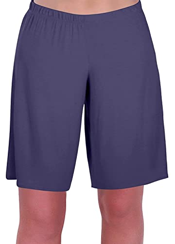 EyeCatch - Stern Damen Jersey Entspannt Komfort Elastisch Flexi Strecken Damen Kurze Hose Plus Größen (50/52, Marine) von Eye Catch