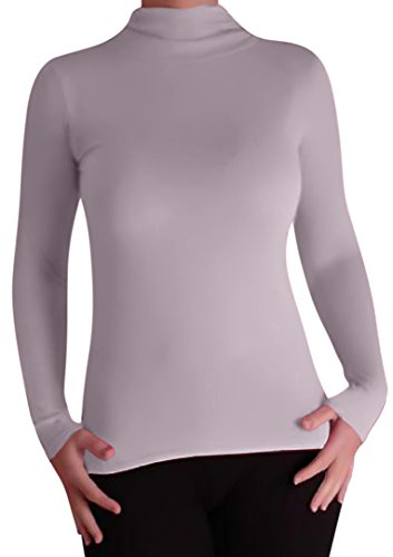 EyeCatchClothing - Isis Damen Basic Stretch Rolli Creme M/L von Eye Catch