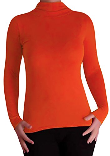 EyeCatchClothing - Isis Damen Basic Stretch Rolli Orange S/M von Eye Catch
