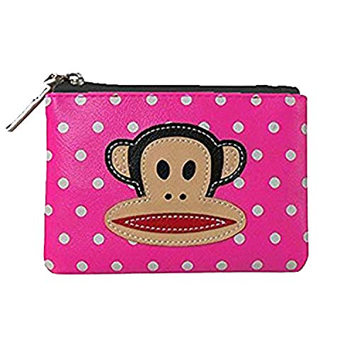 Paul Frank Julius The Monkey Unisex Kunstleder Geldborse Spotty Pink von Eye Catch