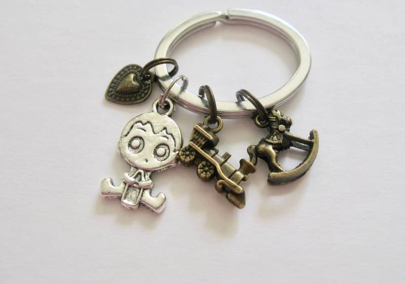 Baby Junge, Erste Zeit Mutter, Neuer Neue Mutter Geschenk, Schlüsselbund, Von Jungen Baby Junge, Erste Zeit Mutter, Neuer Neue Mutter Geschenk, Schlüsselbund, Von Jungen von EyeCandiByCandi