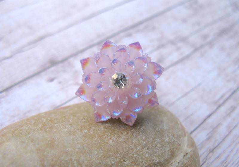 Dahlie Ring, Blumenring, Lila Rote Grüne Blume Dahlie Ring, Blumenring, Lila Rote Grüne Blume von EyeCandiByCandi