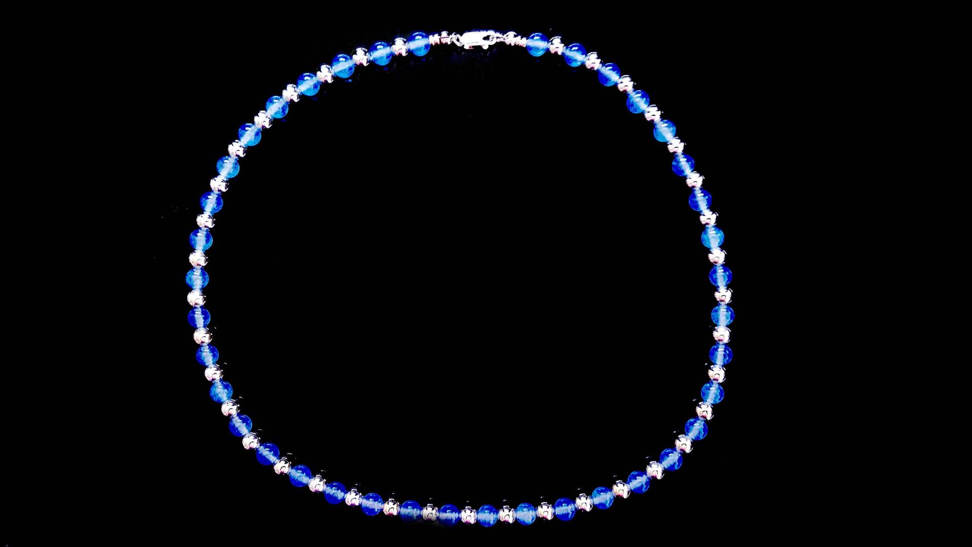 Natürliche Aquamarin Sterling Silber Halskette, März Birthstone, Handgemachte von EyeCandyByVida