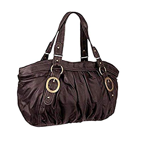 EyeCatchBags - Harlan Kunstleder Damen Schulter Handtasche Braun von EyeCatchBags