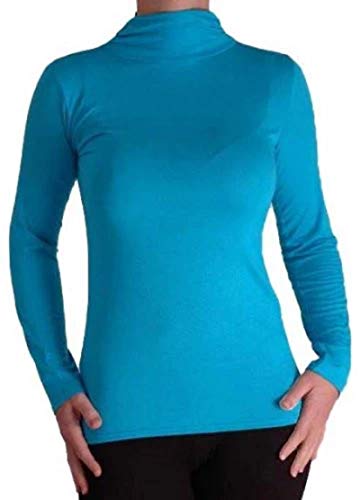 EyeCatchClothing - Isis Damen Basic Stretch Rolli Türkis M/L von EyeCatchClothing