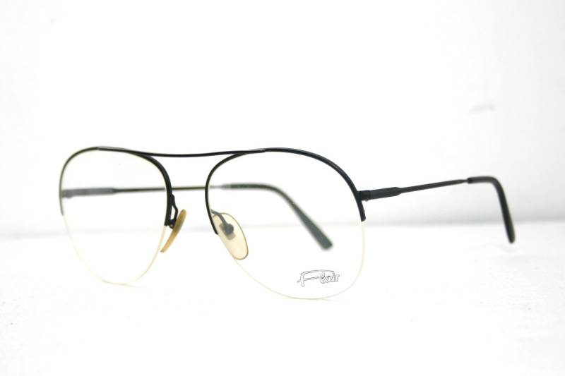 Flair Brille Aviator Elegante Leichte Schwarze Auge Rahmen Randlose Kostenloser Versand 60-18-140 Groß Neue Alte Lager Nos Flair Brille Aviator Elegante Leichte Schwarze Auge Rahmen Randlose Kostenloser Versand 60-18-140 Groß Neue Alte Lager Nos von EyeGlassesFrames