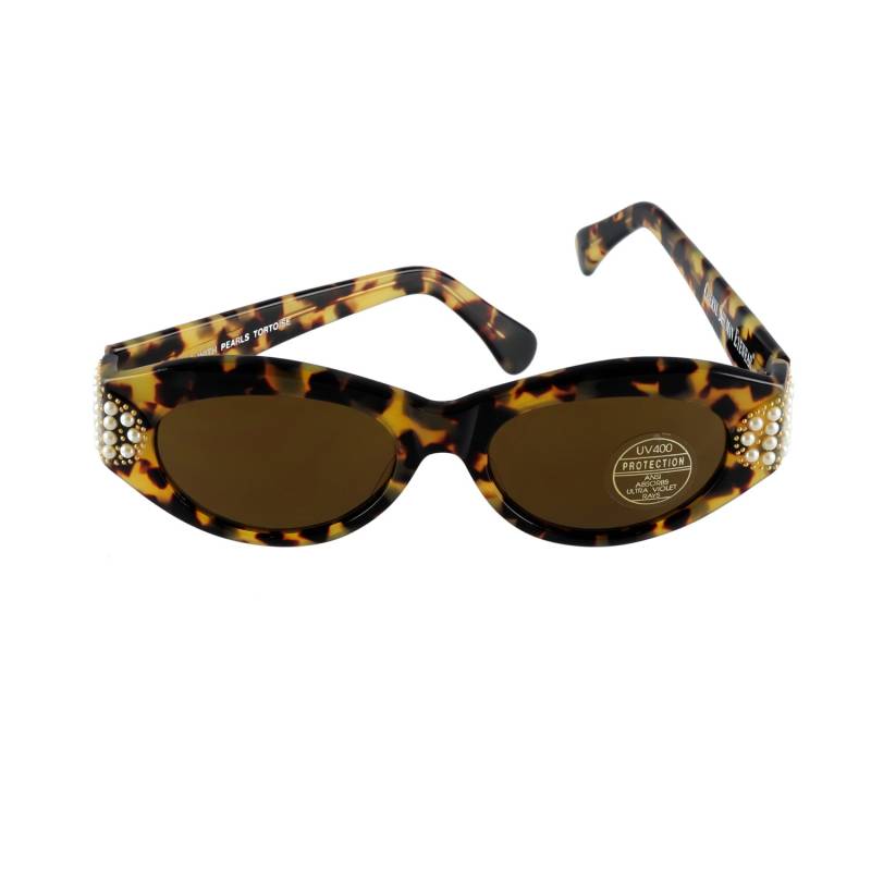 Cheryl Shuman Sonnenbrille Wendi Mit Perlen Schildkröte 50-20-130 von EyeQGlasses