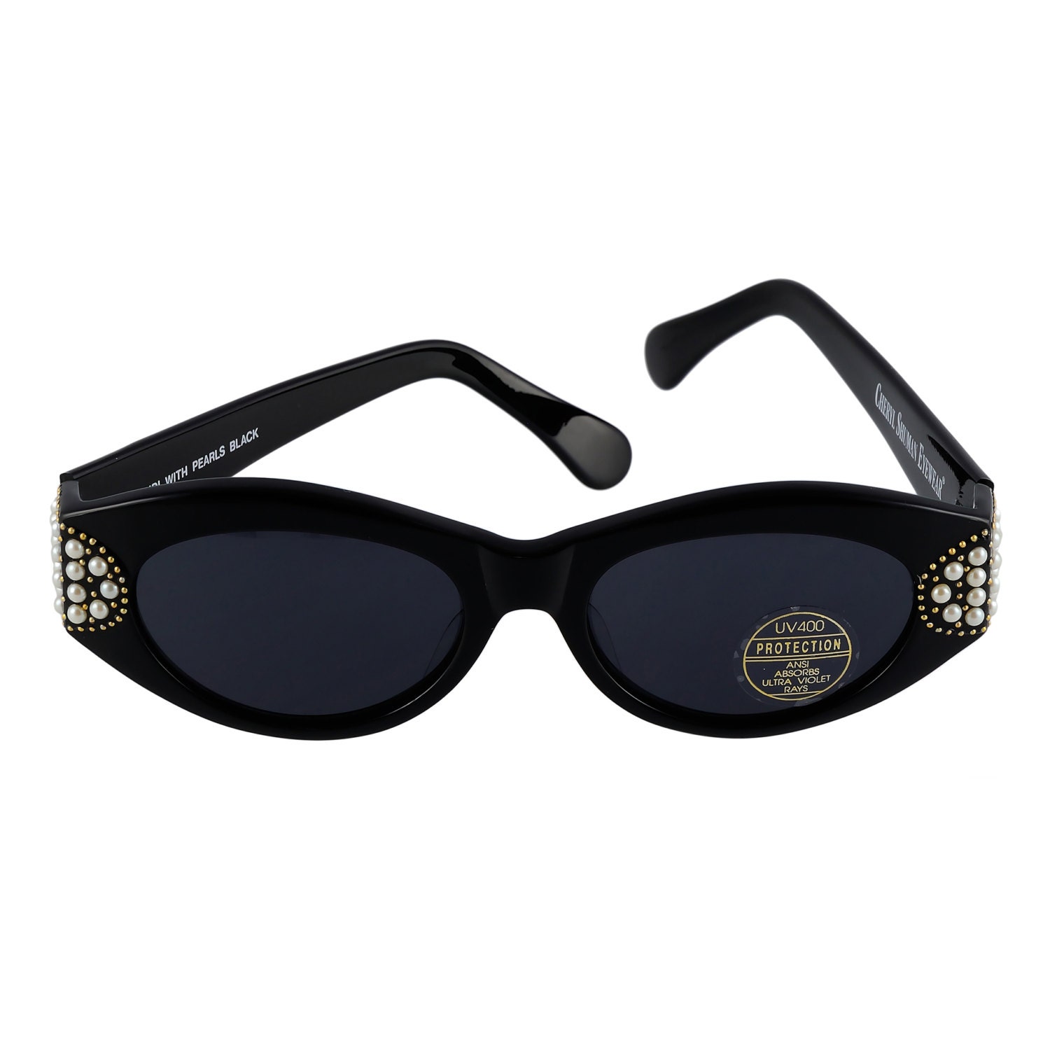 Cheryl Shuman Sonnenbrille Wendi Mit Perlen Schwarz Cheryl Shuman Sonnenbrille Wendi Mit Perlen Schwarz von EyeQGlasses