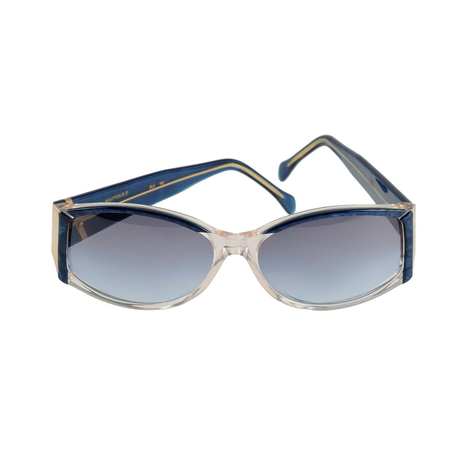 Da Vinci Sonnenbrille Boutique 3 Col Blau 55-17-140 Made in Italy von EyeQGlasses