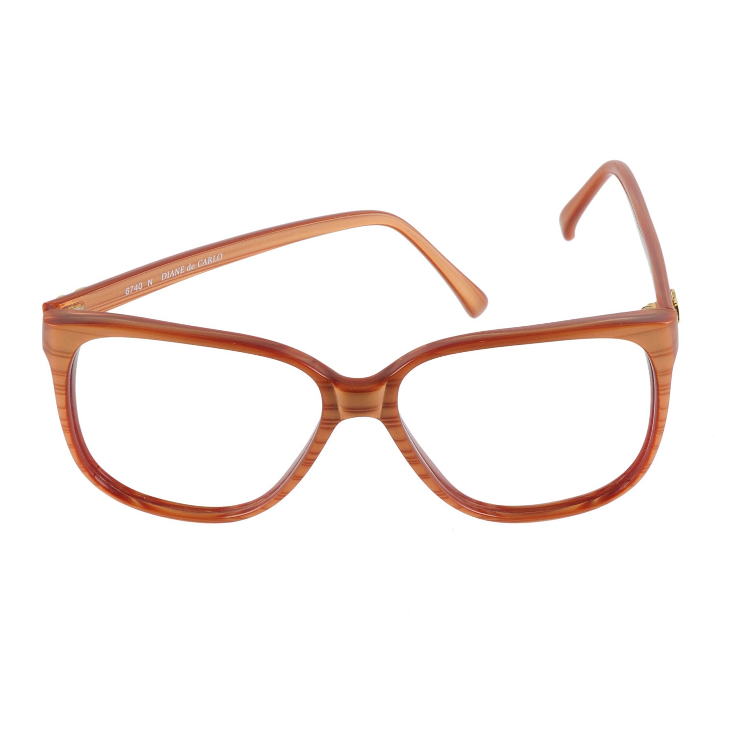 Diane De Carlo Brillen 6740 N Braun 57-15 Hand Made in France Diane De Carlo Brillen 6740 N Braun 57-15 Hand Made in France von EyeQGlasses