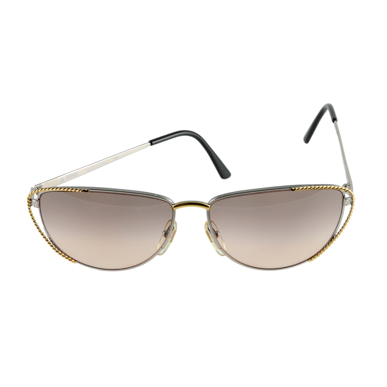 Fendi Sonnenbrille Fv 171 Gold Silber 083 58-14-140 Made in Italy Fendi Sonnenbrille Fv 171 Gold Silber 083 58-14-140 Made in Italy von EyeQGlasses