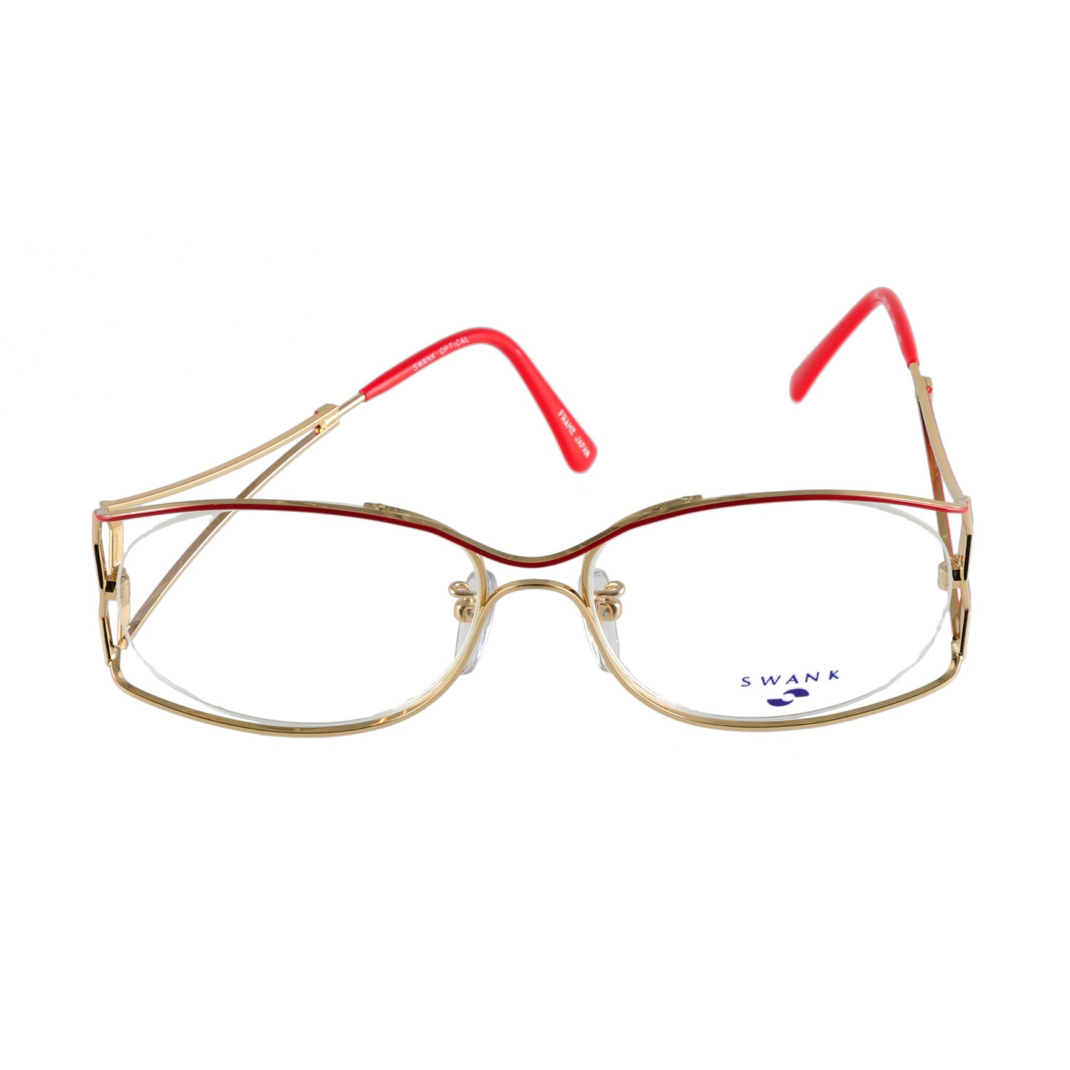 Swank Brille Vorspiel 043 Oberst 830 Rot 56-16-133 Hergestellt in Japan Swank Brille Vorspiel 043 Oberst 830 Rot 56-16-133 Hergestellt in Japan von EyeQGlasses
