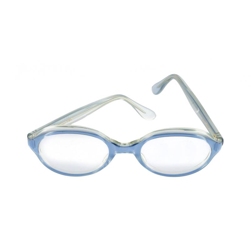 Trans World Eyewear Vintage Brille | Ohne Objektiv Blue Satin Von L. Evrard 50-22 Trans World Eyewear Vintage Brille | Ohne Objektiv Blue Satin Von L. Evrard 50-22 von EyeQGlasses