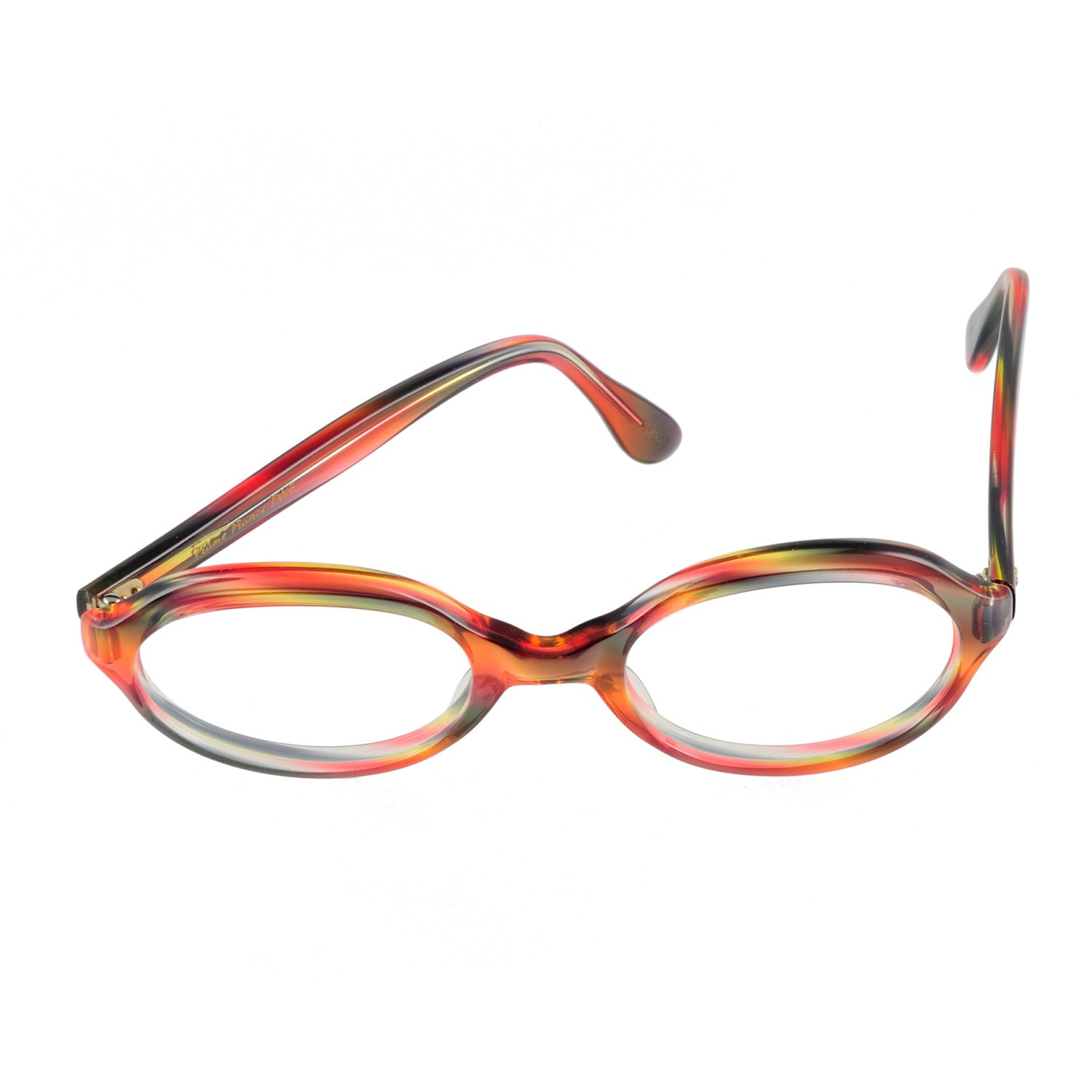 Trans World Eyewear Vintage Brille | Ohne Objektiv Neon Pink Tortoise Von L. Evrard 52-20 Trans World Eyewear Vintage Brille | Ohne Objektiv Neon Pink Tortoise Von L. Evrard 52-20 von EyeQGlasses