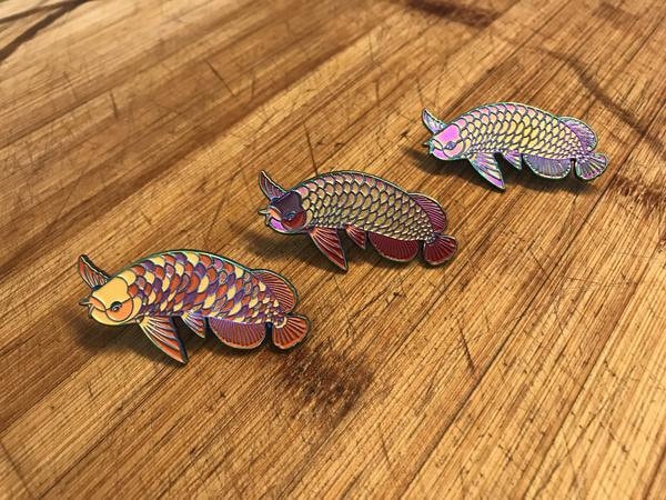 Arowana Pin Arowana Pin von EyeRollProductions