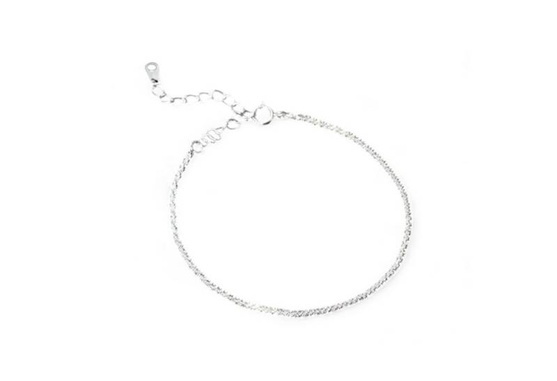 Eyecatcher Armkette 925 Sterling zarte silber weiß funkelnde Armkette twisted Strass (kein Set) von Eyecatcher