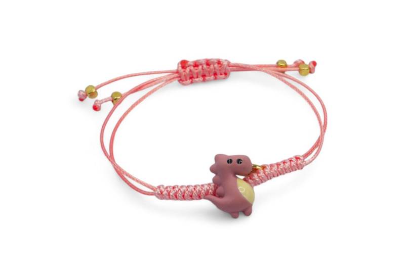 Eyecatcher Armkette Dinosaurier Armband Lila Rosa oder Grün One Size Stoff von Eyecatcher
