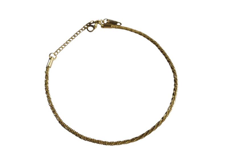 Eyecatcher Armkette Elegantes funkelndes Fußkettchen im Twisted-Stil Verstellbar 21+5 cm (kein Set) von Eyecatcher