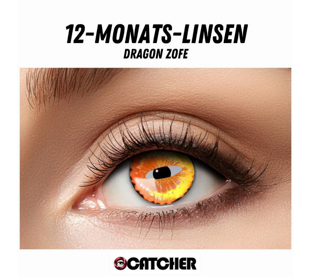 Eyecatcher Farblinsen 12 Monatslinsen Dragon Zofe Orange Gelb Motivlinse Eyecatcher Farblinsen 12 Monatslinsen Dragon Zofe Orange Gelb Motivlinse von Eyecatcher