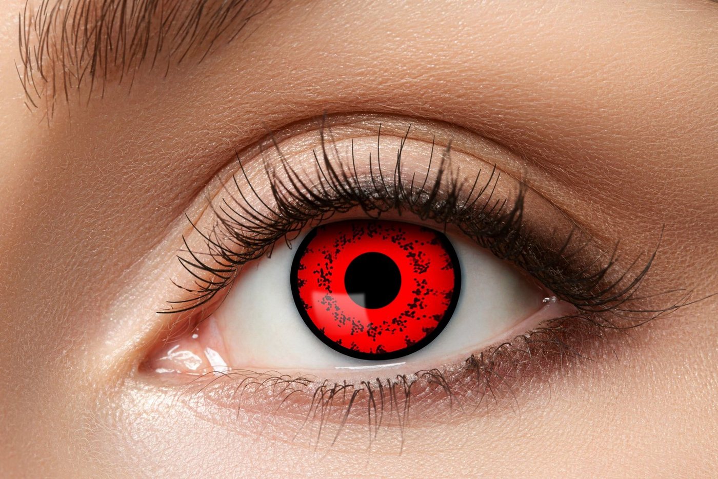 Eyecatcher Farblinsen Red Fever Kontaktlinsen. Rote Farblinsen von Eyecatcher