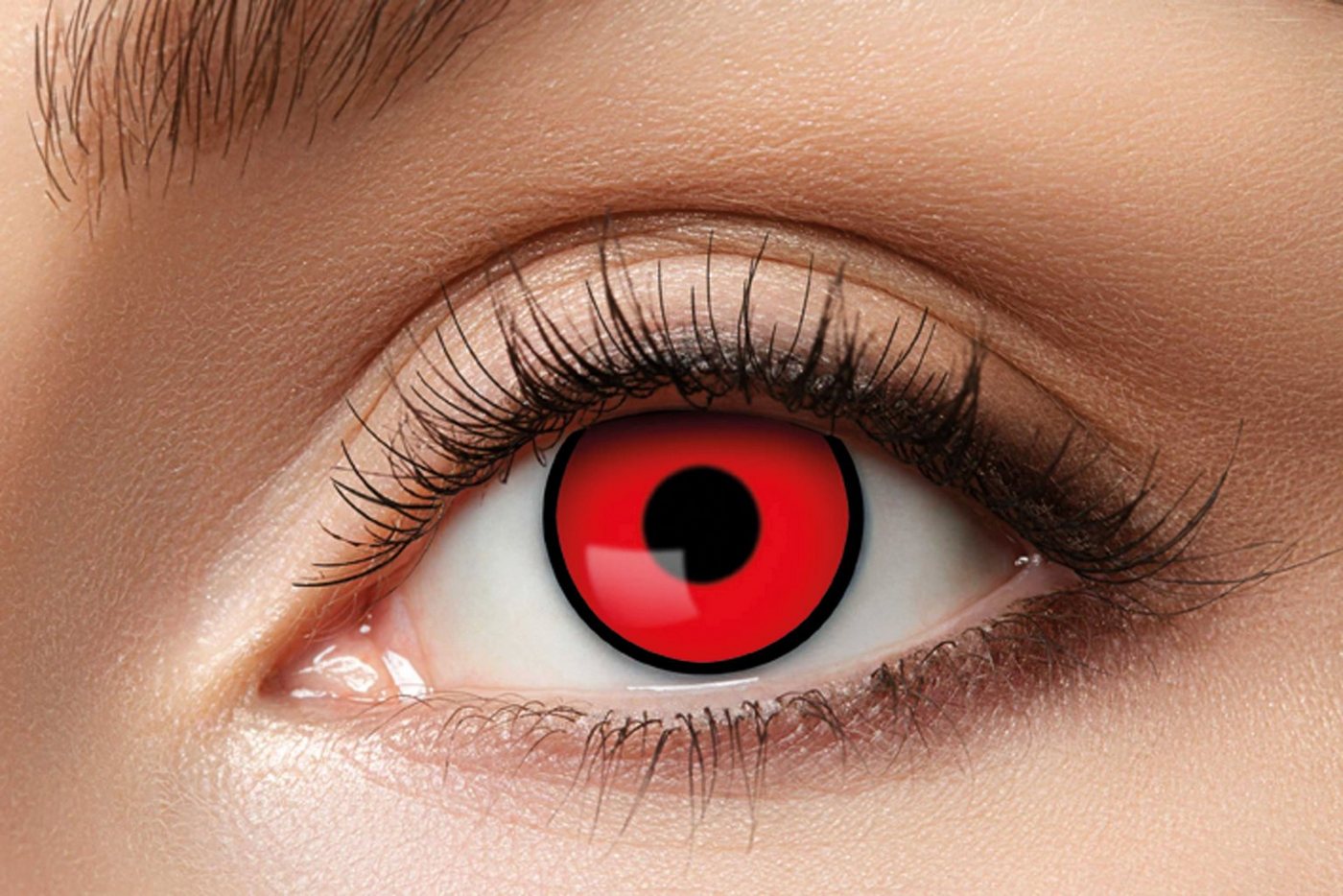 Eyecatcher Farblinsen Red Manson Kontaktlinsen. Rote Farblinsen von Eyecatcher