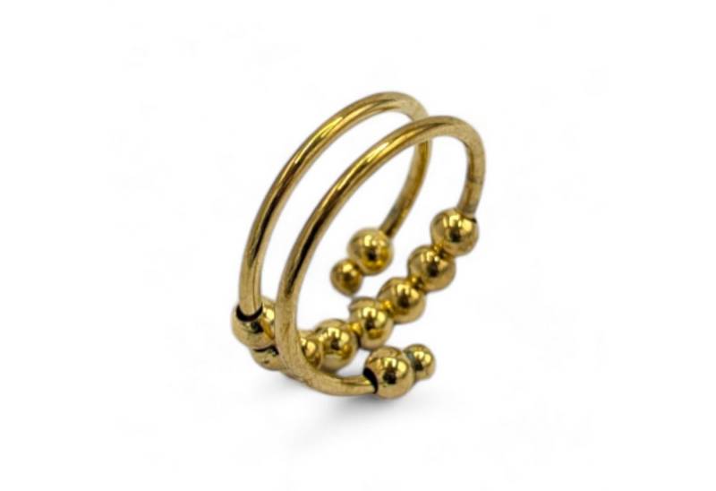 Eyecatcher Fingerring Anti Stress Anxiety Ring Gold oder Silber One Size von Eyecatcher