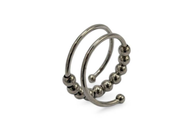 Eyecatcher Fingerring Anti Stress Anxiety Ring Gold oder Silber One Size von Eyecatcher