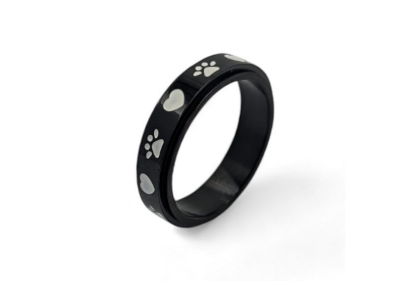 Eyecatcher Fingerring Anti Stress Fidget Ring Pfoten Herz Anxiety Ring Eyecatcher Fingerring Anti Stress Fidget Ring Pfoten Herz Anxiety Ring von Eyecatcher