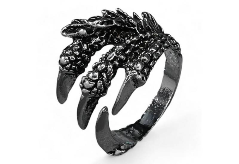 Eyecatcher Fingerring Drachen Klauen Ring. Gothic Ring. Raptor Krallen, Größenverstellbar, Gothic Ring, Detailreich von Eyecatcher