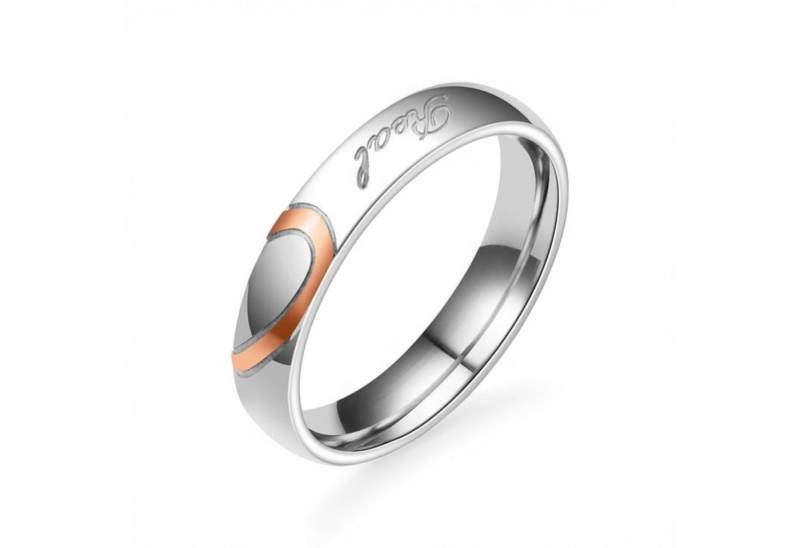 Eyecatcher Fingerring Eleganter Partnerring – Verlobungsring & Trauring in Schwarz oder von Eyecatcher