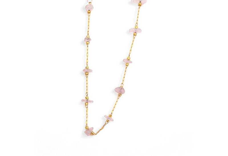 Eyecatcher Fußkette Elegantes Fußkettchen mit blauen oder rosa Steinen Edelstahl verstellb (kein Set) von Eyecatcher