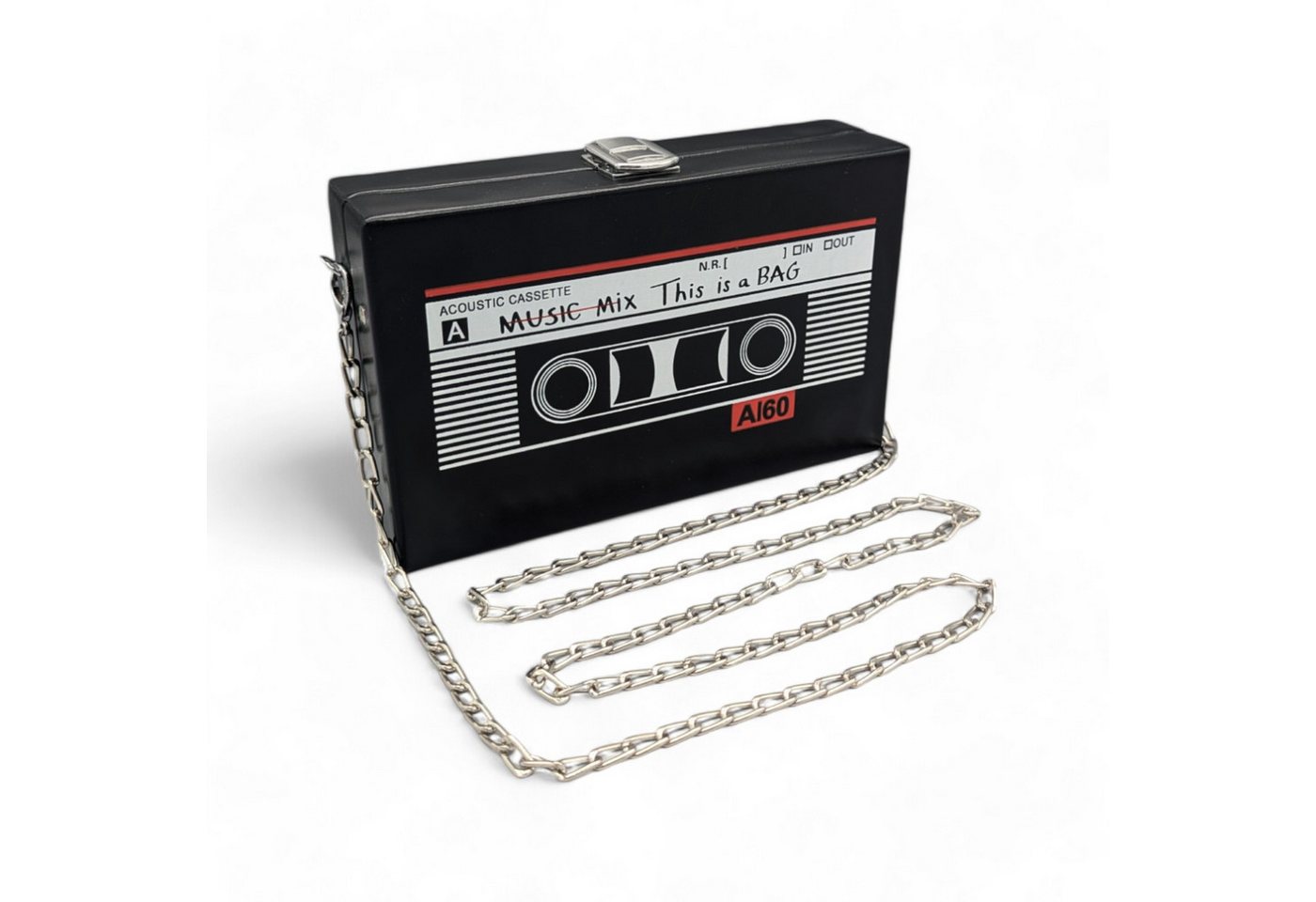 Eyecatcher Handtasche Retro Handtasche Kassette Nostalgie passend zu deinem Styling (kein Set) von Eyecatcher