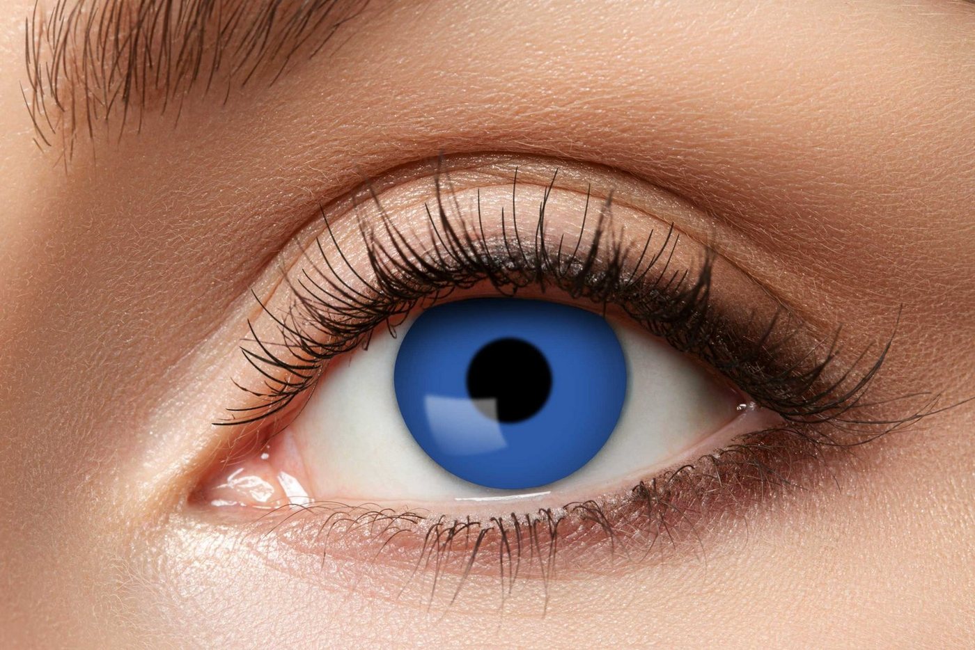 Eyecatcher Jahreslinsen Blaue Elfe Kontaktlinse mit Minus Sehstärken Elfenaugen von Eyecatcher