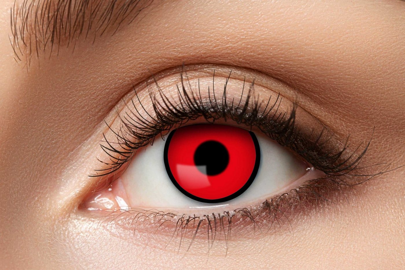 Eyecatcher Jahreslinsen Red Manson rote Kontaktlinse mit Sehstärken von Eyecatcher