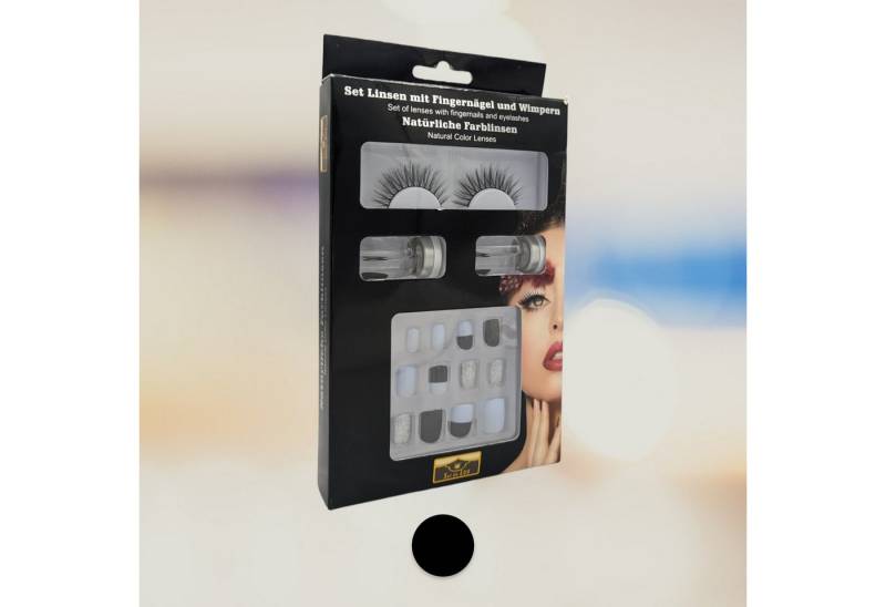 Eyecatcher Make-up Set Set Linsen mit Fingernägel und Wimpern von Eyecatcher
