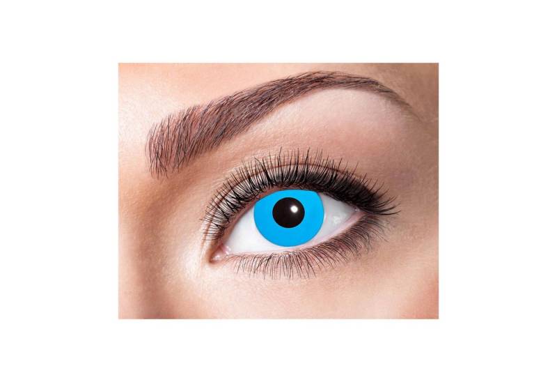Eyecatcher Motivlinsen Farblinsen - 3-Monats-Kontaktlinsen, m12 - Blue E von Eyecatcher