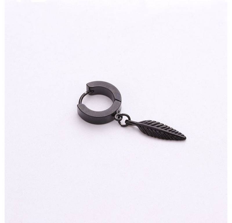 Eyecatcher Paar Ohrstecker Ohrringe mit hängender Feder oder Kreuz Creolen Ohrstecker (Set) von Eyecatcher