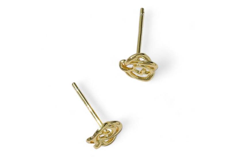 Eyecatcher Paar Ohrstecker Süße Ohrstecker Rose Gold o. Silber Frühlingsblume von Eyecatcher