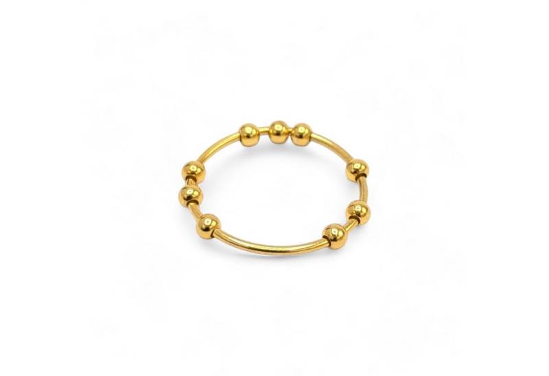 Eyecatcher Silberring 925 Silber Ring mit Perlen-Design – Silber oder 18K Vergoldet von Eyecatcher